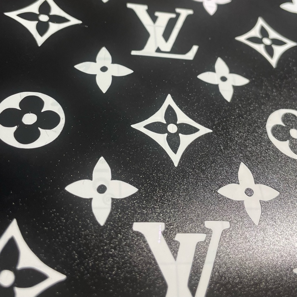 monogram vinyl stencils (transfer tape included)@ kwcreationz.com - Picture 4 of 4